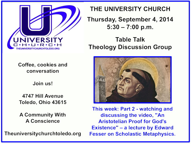 Theology discussion group at The University Church – Thursday ...