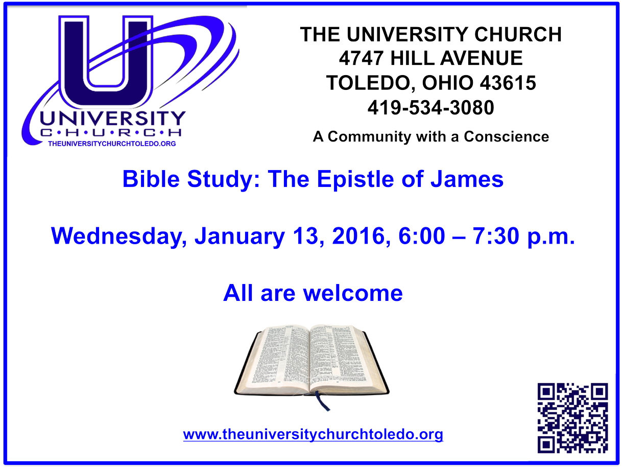 Bible Study At The University Church – Wednesday, January 13, 2016 ...